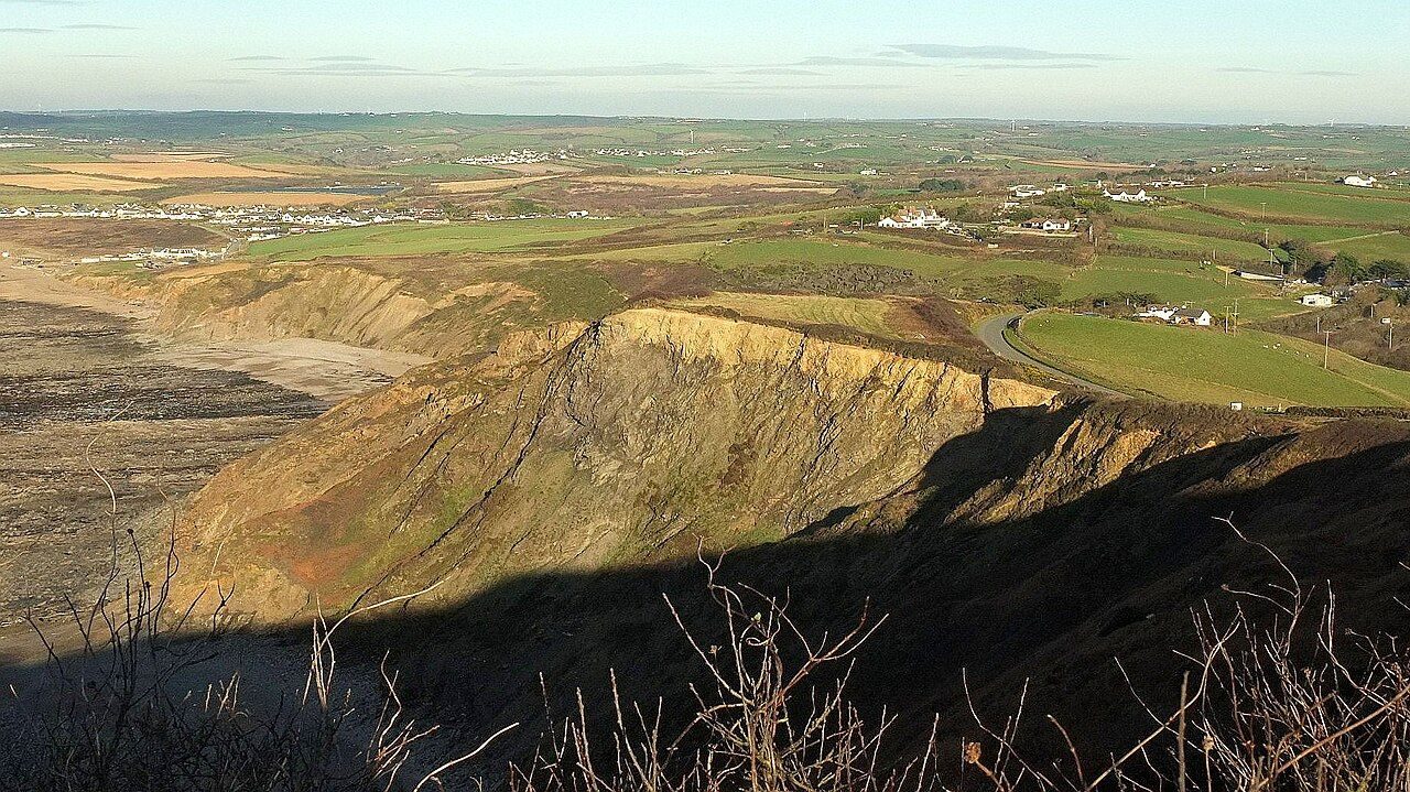 Dizzard Point, Millook from Penhalt Cliff
